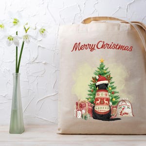 Customizable Christmas Labrador Clipart Set | Name-Ready PNG Elements (28 Items) image 4