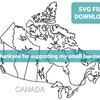 Vancouver Island Map Outline SVG Only File - Instant Download - Etsy Canada