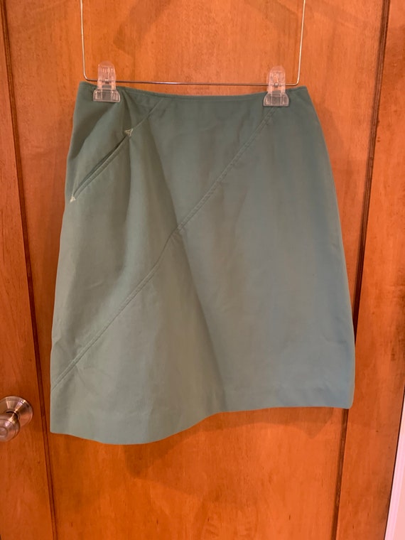 UltraSuede Skort Seafoam Green DiFini Originals