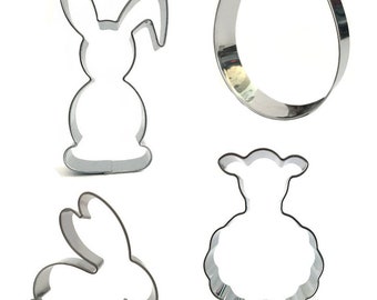 Set of 4 Easter Rabbit Egg Lamb Kink Ear Height 1.5 mm 50-70 mm or individually