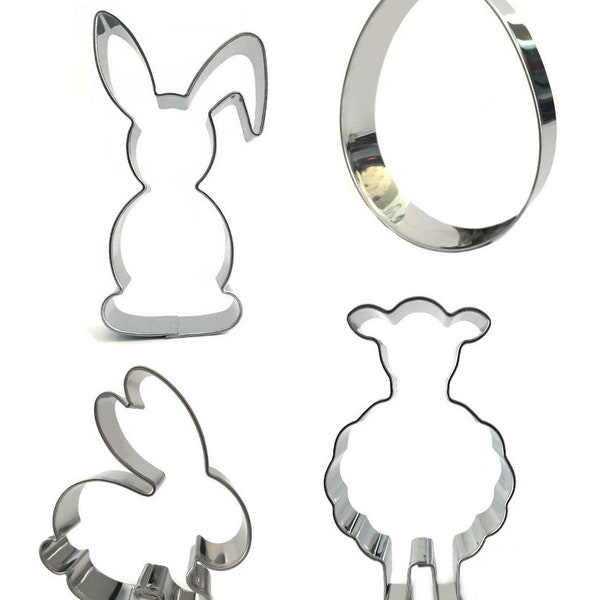 4er Set Ostern Hase Ei Lamm Knickohr Höhe 1,5mm 50-70mm oder einzeln