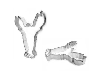 Lobster crab cookie cutter for dough fondant clay resin fruit cheese and much more