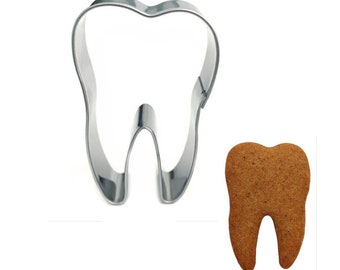Cookie cutter tooth 56 x 35 mm stainless steel