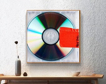 Yeezus Canvas Etsy