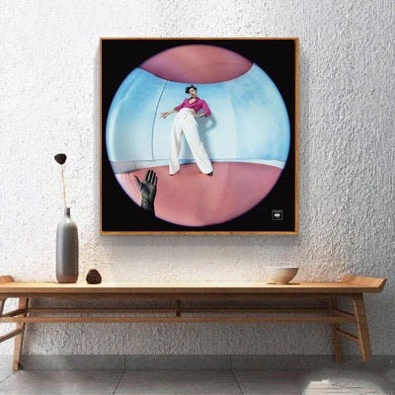 Harry Styles Fine Line Music album Wall Art Canvas Painting | Etsy