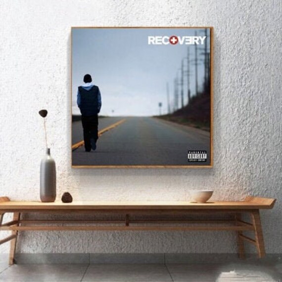 Eminem Recovery Music Album Wall Art Canvas Painting Home Etsy