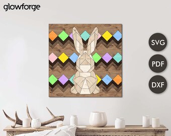 Easter Barn Quilt Cut File , Wooden Wall Art , Home Decor , Svg - Dxf - Dwg Instant Download