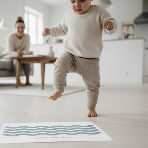 Hojas de actividades y movimiento para niños pequeños - Juego de movimiento infantil - Sendero de aventuras en interiores, actividad de motricidad gruesa (descarga digital) imagen 2