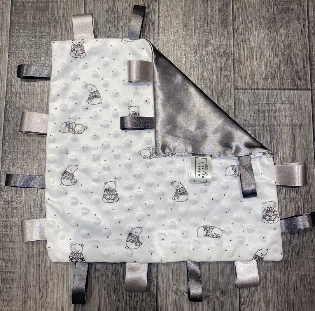 Polar Bear Comforter With Grey Tags and Silk Etsy