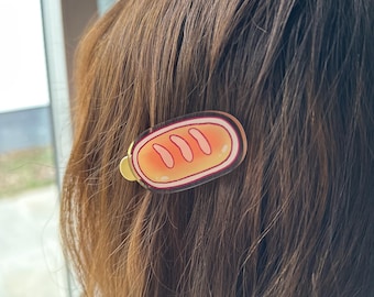 Baguette Hair Clip: Y2K Bakery Hair Pin Accessory