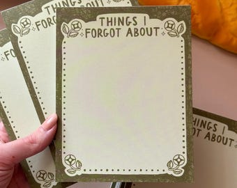 Things I Forgot About Notepad: Funny ADHD To-Do List