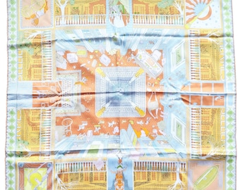 New Hermes Silk Scarf 90 cm Objets de Curiosite  by Rosa Maria Unda Souki Hermès Carre Foulard Object of curiosity