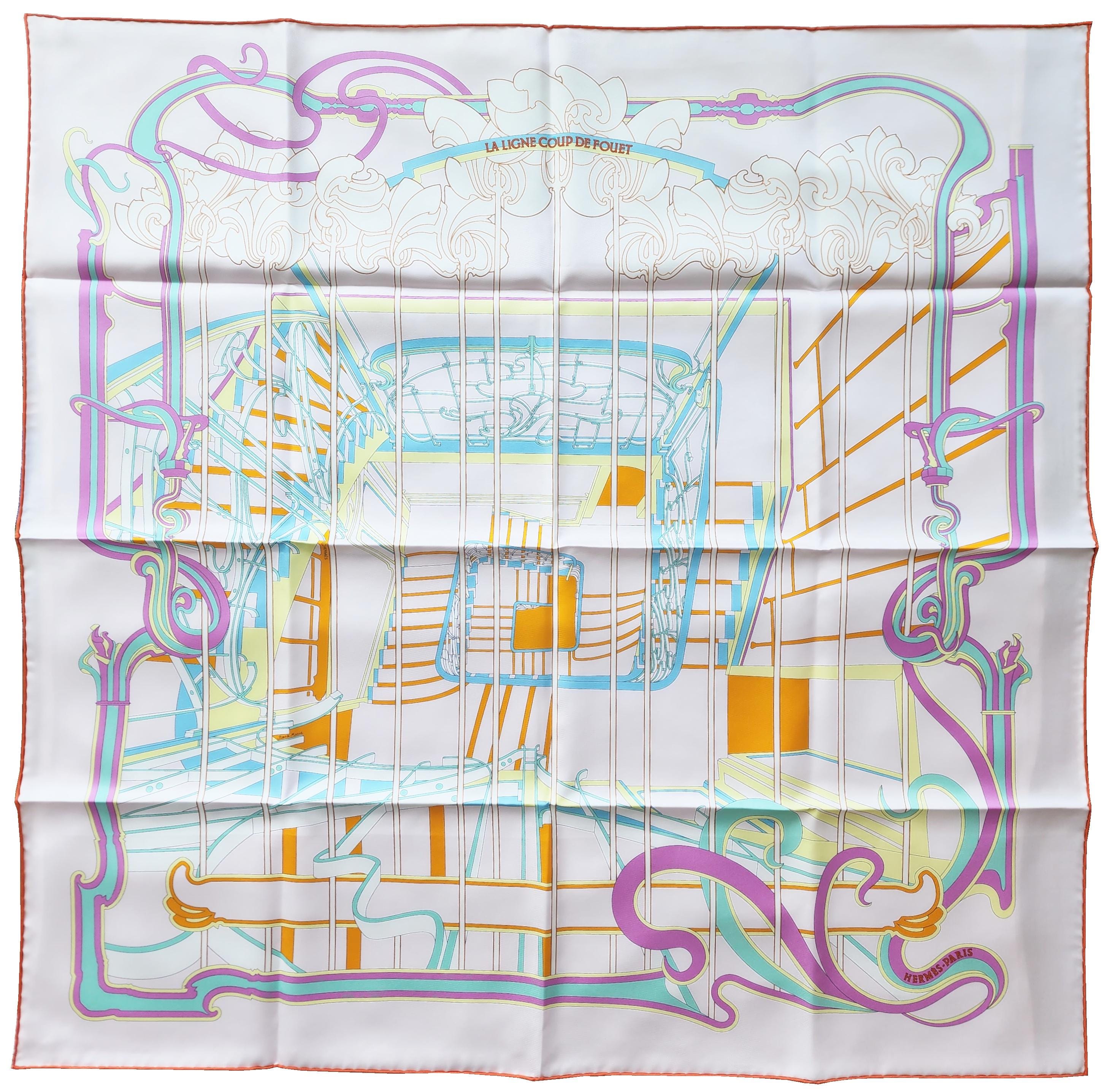 HERMES COUP Goode All It's - Scarf Hermes Fouet de Coup Carré FOUET de 小物