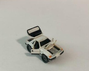 1987 Galoob Good Cond Micro Machines ‘63 Ford Thunderbird White W/Red Interior 