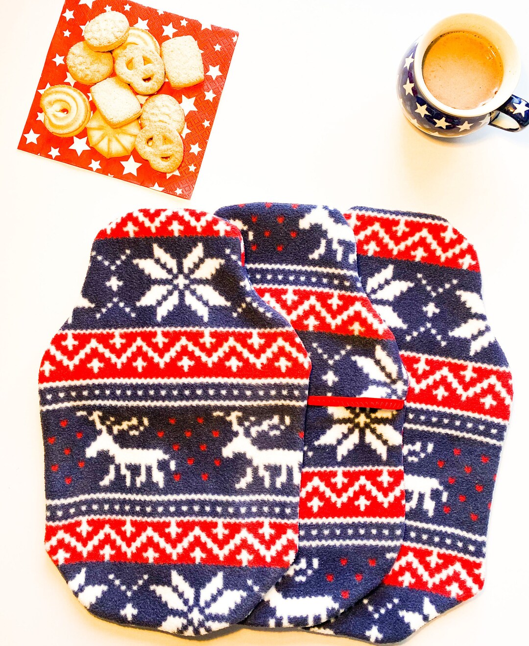 Fleece Hot Water Bottle Covers, Perfect Gift, Fits Standard 2 Litre