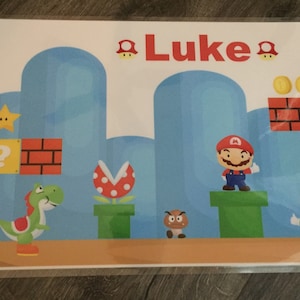 Mario Learn and Play Placemat