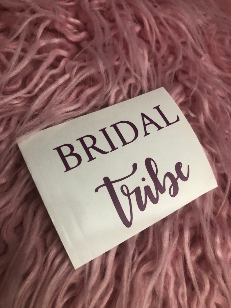 Team Bride Wedding Favour Bags Hen Party Gifts Decal Vinyl Sticker