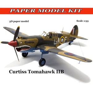 Kit aereo Kit modello di carta Kit modello di aereo Modello di aereo di carta Modelli di carta 3D Piani di modelli di carta