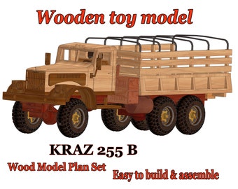Holzmodellauto Holzspielzeug Pläne Modellbausatz Auto Spielzeugmodelle Autos Modellbausatz für Erwachsene