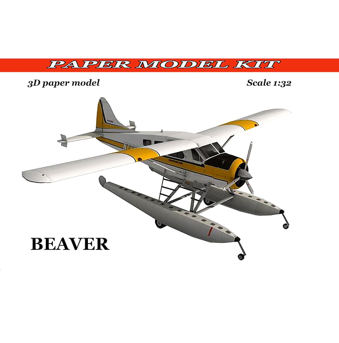 Paper Model Plane Papercraft 3D Plane Models Paper Model Kit Plane Handmade Assembly Instruction