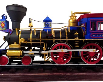 Jupiter - Maquette Ferroviaire Occre - Échelle 1:32 - Locomotive à Vapeur 4-4-0 - Kit Multi-matériaux