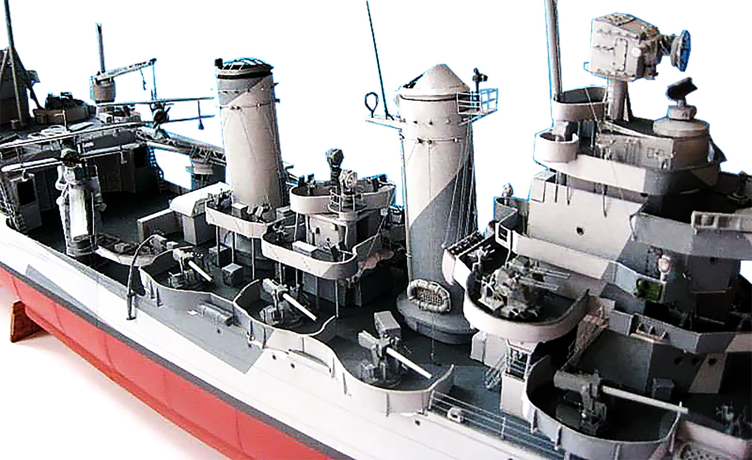 Paper Model Naval Model Ship Kit Paper Models Warships Papercraft 3d Ship Paper Model ...