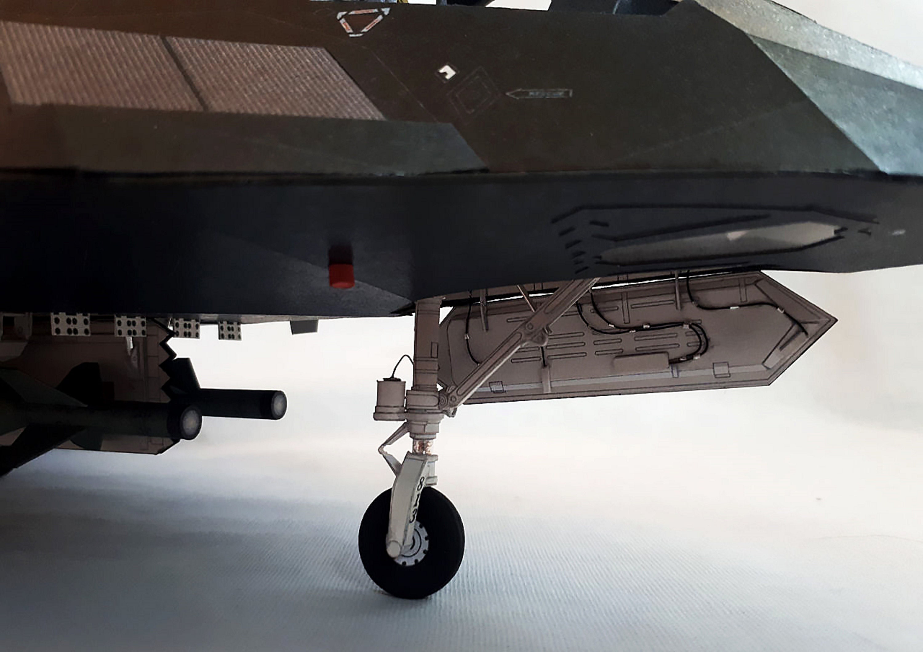 Paper Model Airplan F117A NIGHTHAWK Paper Model Kit Papercraft 3d Pdf