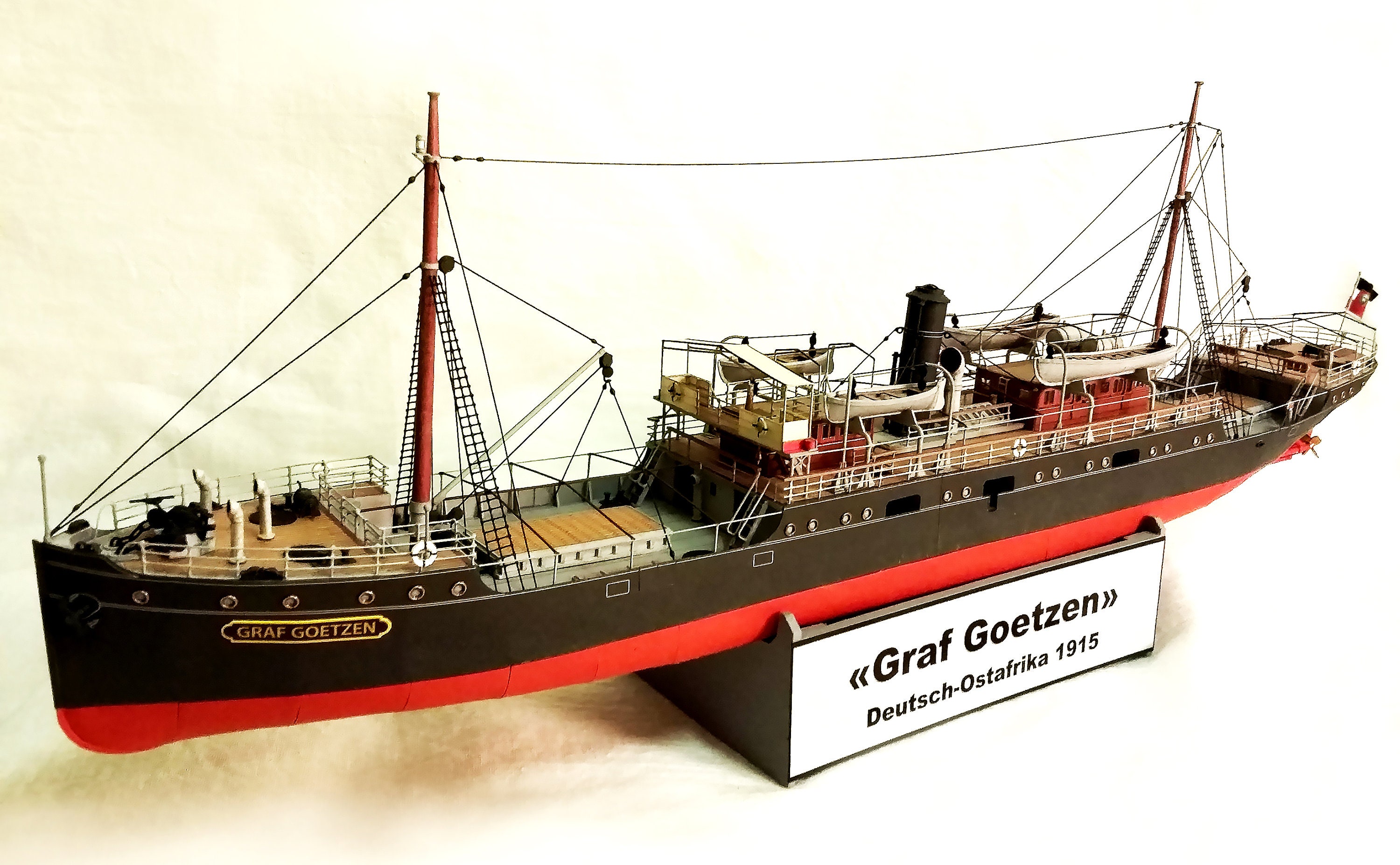 模型船キット 紙製軍艦模型 ペーパークラフト 3D 船 紙製模型