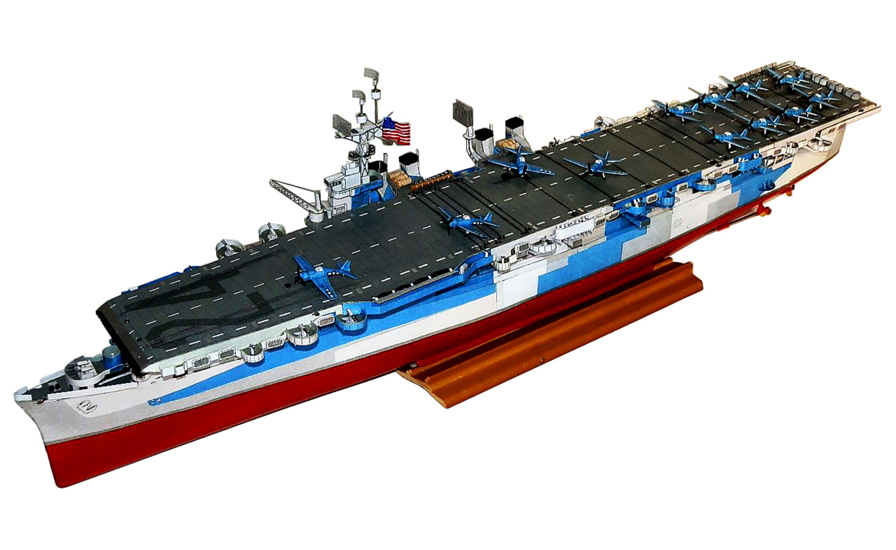 紙製の軍艦模型 ペーパークラフト 3D 船 模型キット 戦艦 紙製の船