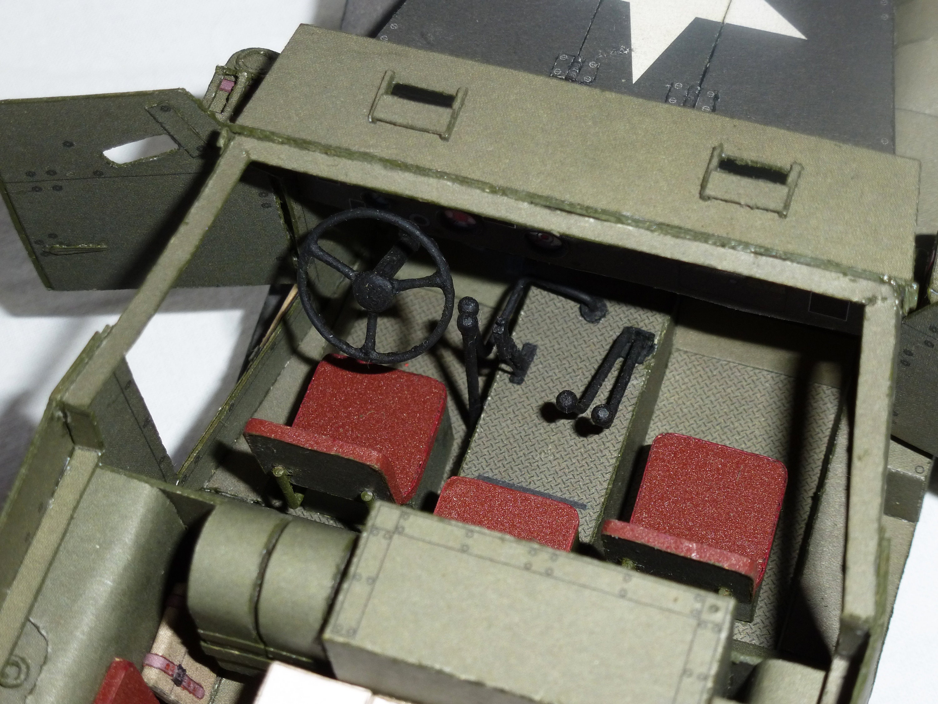 Paper Model Kit Papercraft 3d Paper Model Car Military Vehicle Car ...