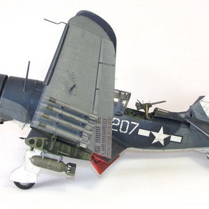 Paper model airplan Papercraft 3d pdf Paper model kit Airplane kit Paper model plans Model making kit image 5