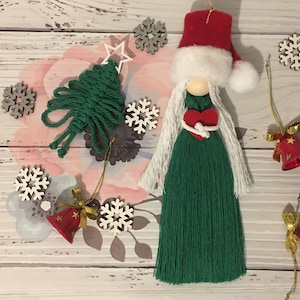 Macramé Angel, Christmas Angel, Christmas Tree Decoration, Guardian Angel, Gift Pendant, Macrame Christmas Angel, Bohemian Home, Gift Doll