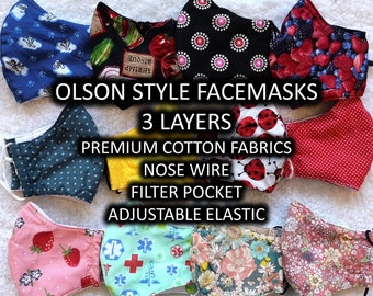 Olson Facemasks! 2022 Collection - 2 [JanicesTailoring]