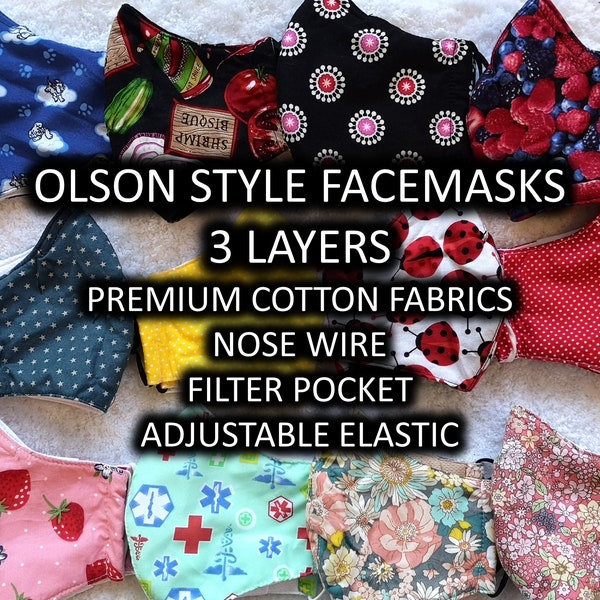 Olson Facemasks! 2022 Collection - 2 [JanicesTailoring]