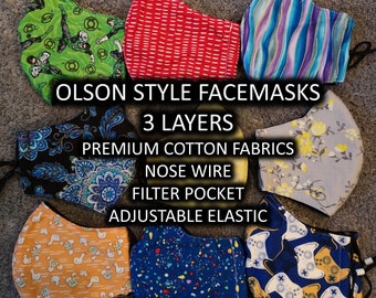 Olson Facemasks! 2022 Collection - 3 [JanicesTailoring]