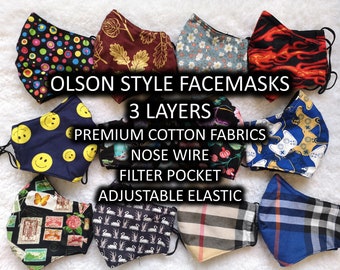 Olson Facemasks! 2022 Collection - 1 [JanicesTailoring]