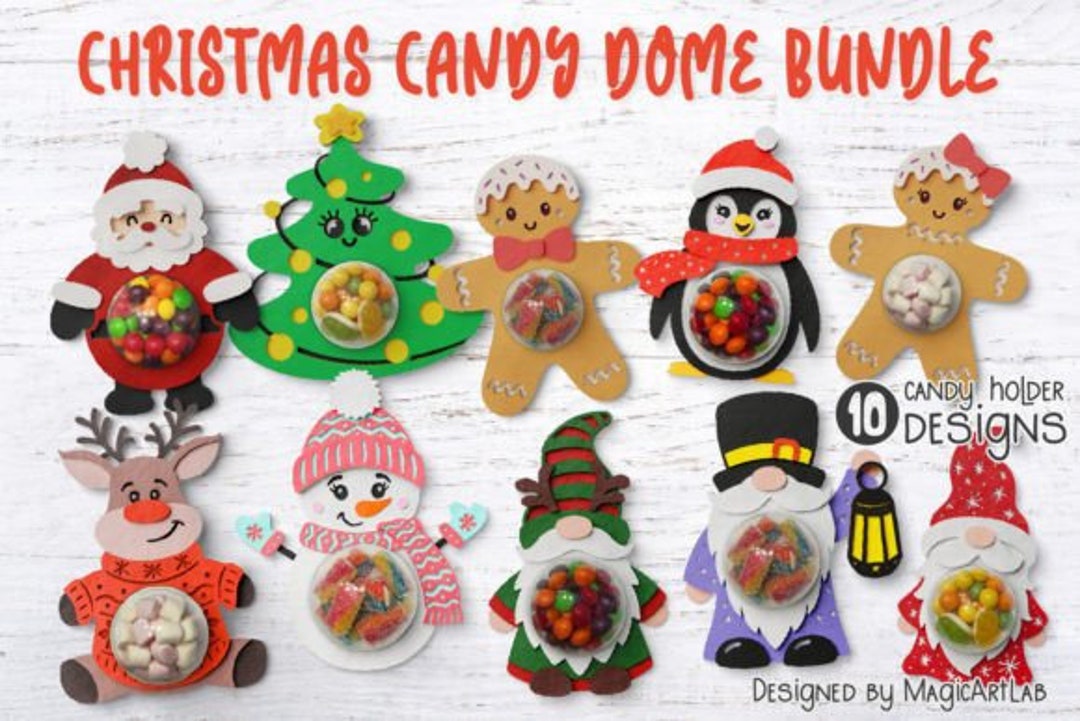 Christmas Candy Dome Bundle - Etsy