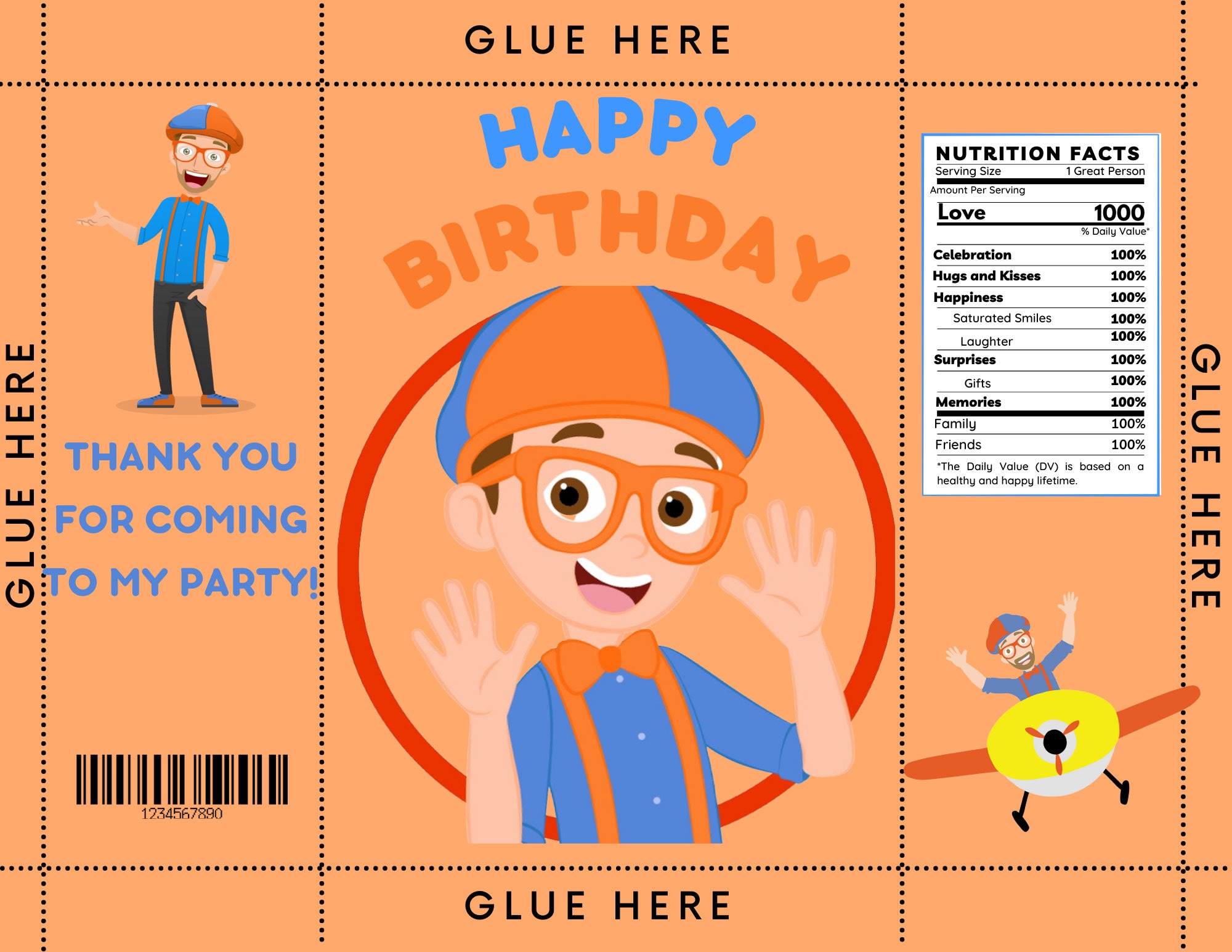 Daisy Celebrates: Blippie Birthday Party Printable Files