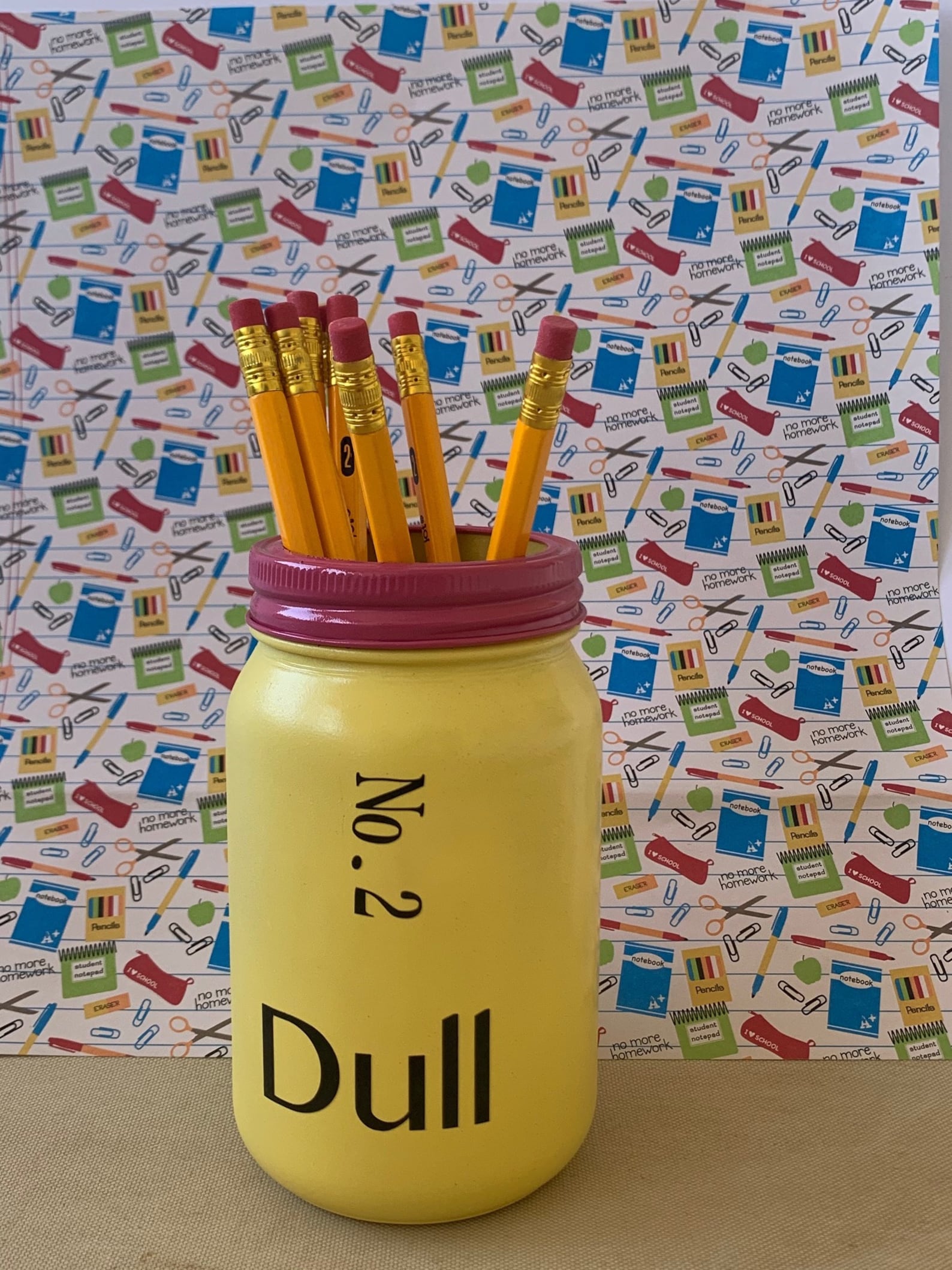 Classroom Pencil Holder, Classroom Procedures, Teacher Gift, Pencil Jar