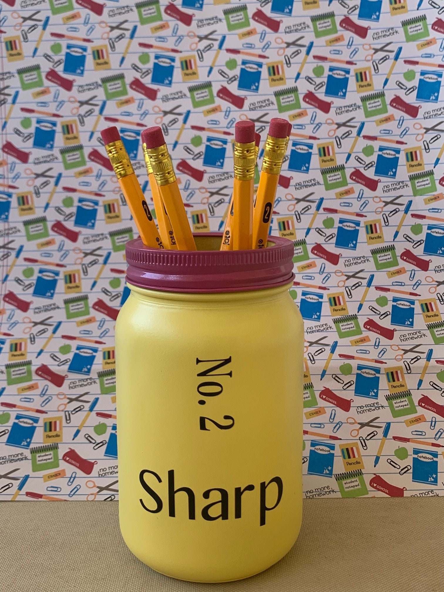 Classroom Pencil Holder Classroom Procedures Teacher Gift Etsy