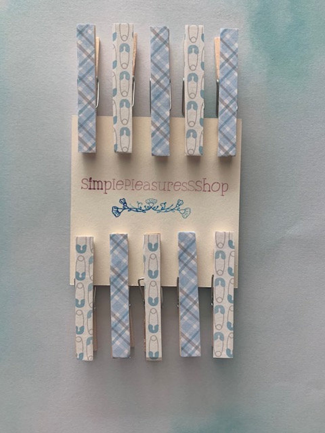 Baby Shower Clothespins Baby Girl Clothespins Baby Boy Etsy