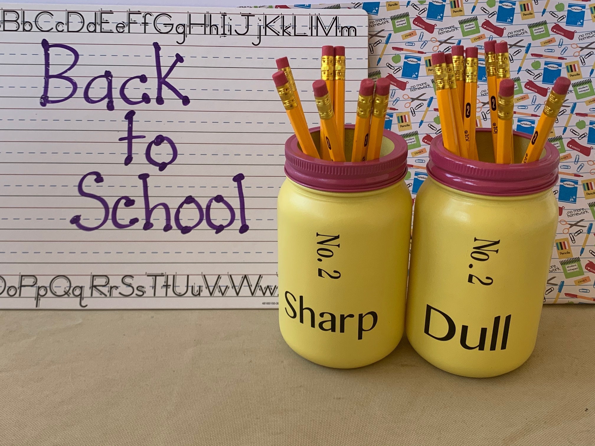 Classroom Pencil Holder Classroom Procedures Teacher Gift Etsy