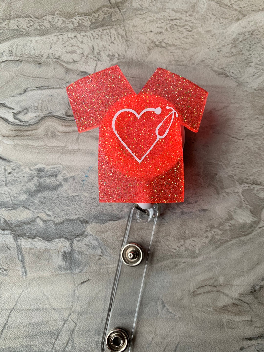 Scrub Top Badge Reel Etsy