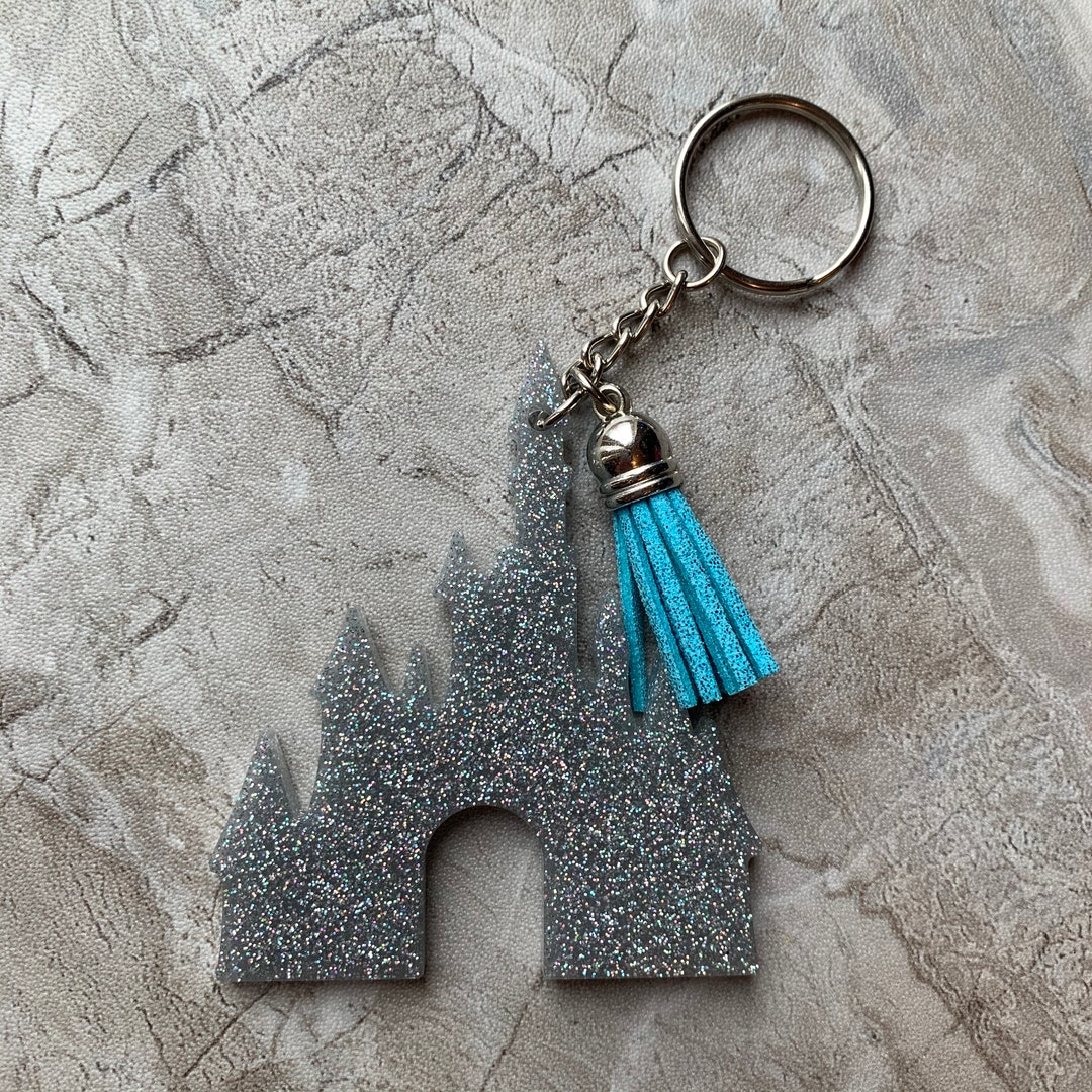 Castle Keychain - Etsy