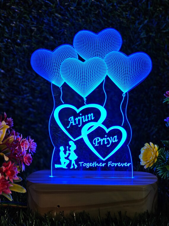 Ukani Custom Night Light Personalized Night Light Acrylic Night
