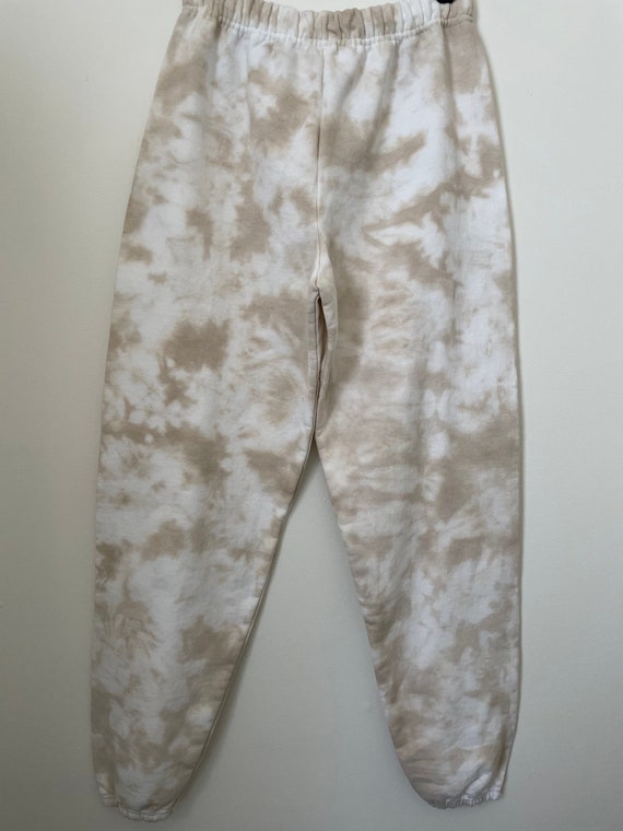 Tan Tie Dye Sweatpants | Etsy