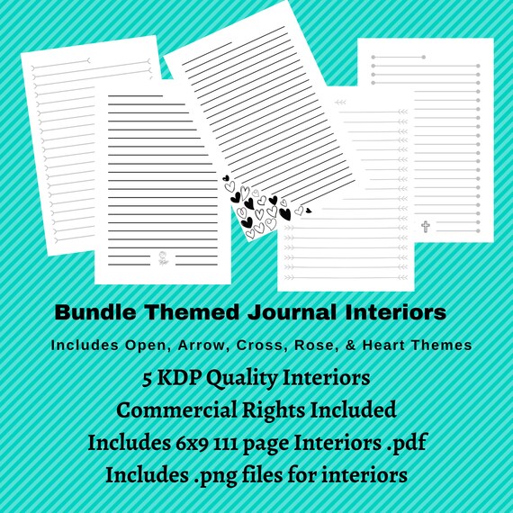 Download Kdp Journal Interiors Bundle Etsy