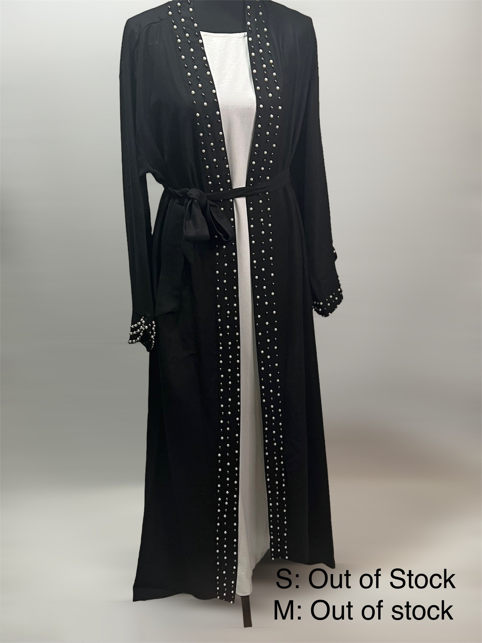 Open abaya clearance