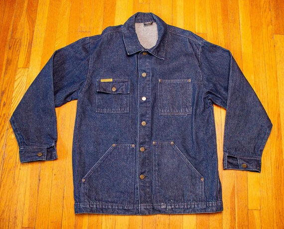 Vintage 80's Prison Blues Denim Inmate Work Chore