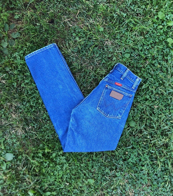 Vintage 80's Wrangler Medium Dark Wash Wrangler Je